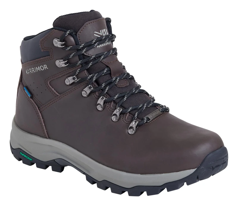 Karrimor Mendip 4 CH waterproof leather walking boot weathertite Brown UK 7