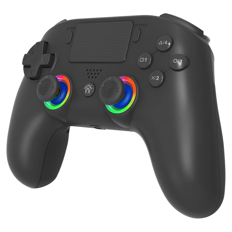 Subsonic - Wireless Controller for PS5 with Programmable Paddles and LEDs, Vibration and Touch Function - PS5 Controller Black