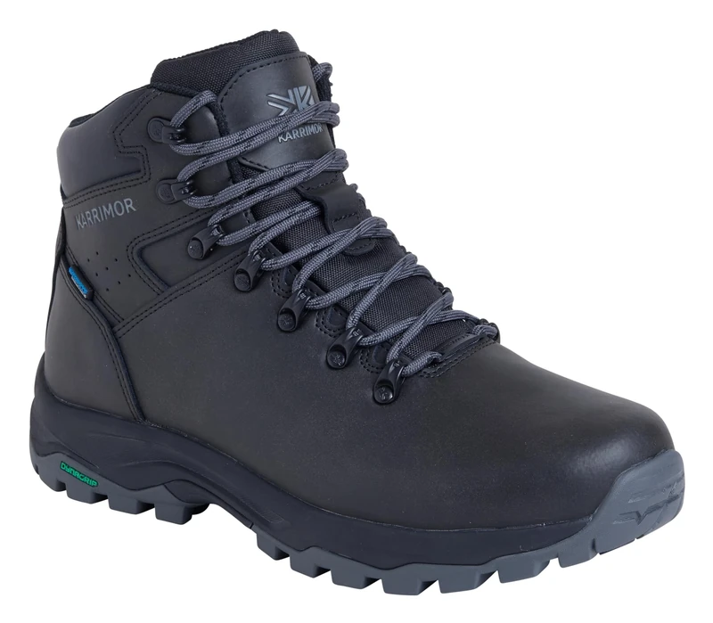 Karrimor Mendip 4 CH waterproof leather walking boot weathertite Black/Grey UK 11