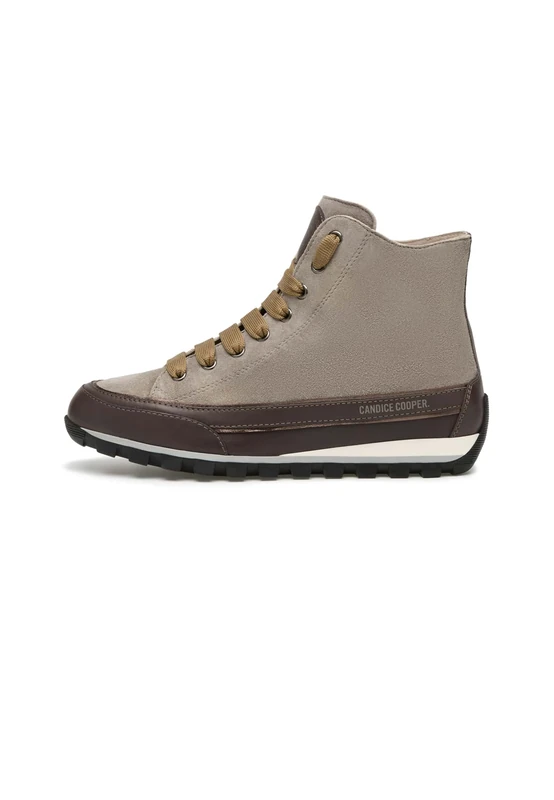 Candice Cooper Women's Janis Strip Plus Chic Tamponato Calf/Velvet Suede Anthraci Flat Oxford, Ombre Anthracite, 38 EU, Anthracite Shade, 6 UK