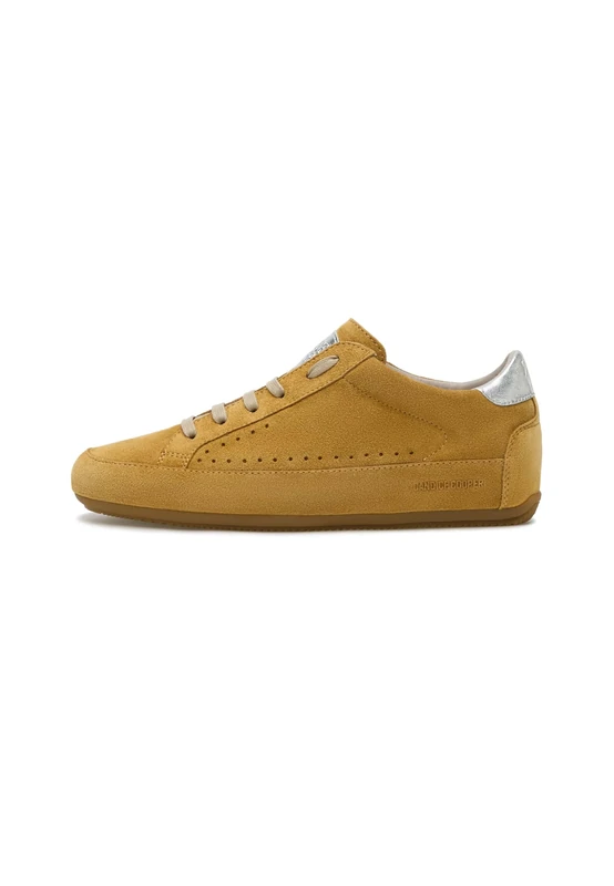 Candice Cooper Dafne F Suede/Metallic Goat Skin Mustard-Silver, Women's Lace-Up Shoes, EU 36 - UK 3, Mustard Silver, 4 UK