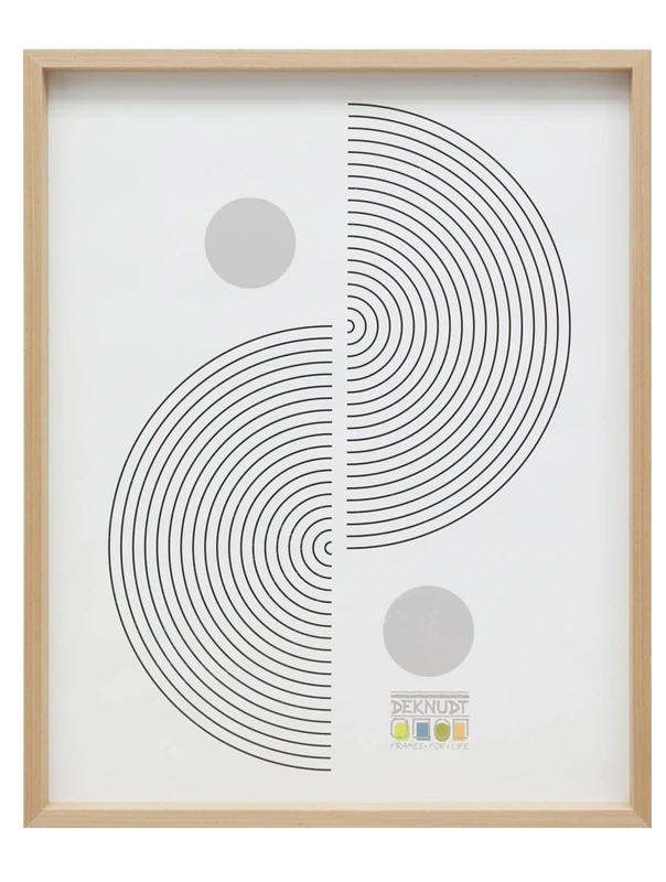Deknudt Frames - Photo frame - light wood colour finish - clean - FSC Mix wood - for 40x60cm format - hang