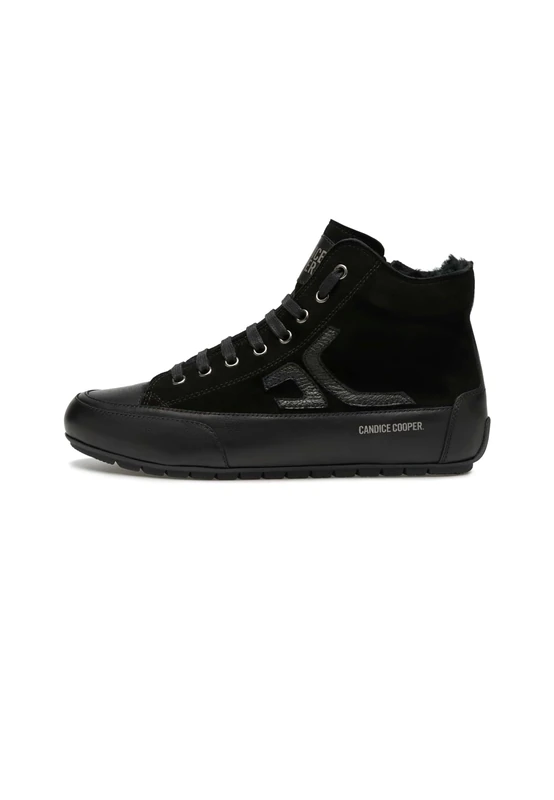 Candice Cooper Plus Fur CC Tamponato Calf/Velvet Suede Black, Women's Lace-Up Shoes, 8 UK, Black, 9 UK
