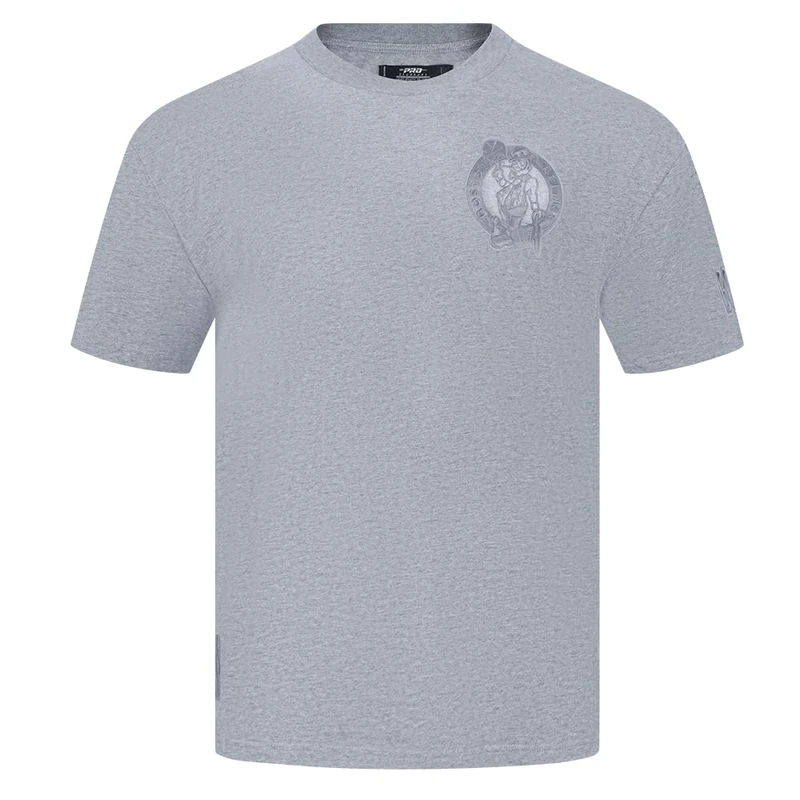 Pro Standard Mens NBA Boston Celtics Neutral Short Sleeve Tee Dark Heather Gray M