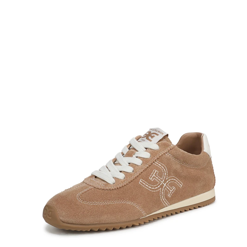 Sam Edelman Womens Isella Lace-Up Trainers Dark Brown UK 5 Medium Fit