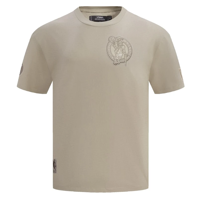 Pro Standard Mens NBA Boston Celtics Neutral Short Sleeve Tee Taupe 3XL