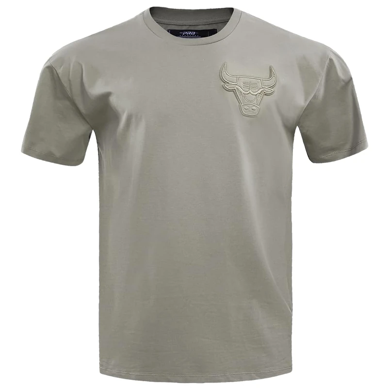 Pro Standard Mens NBA Chicago Bulls Neutral Short Sleeve Tee Taupe XL