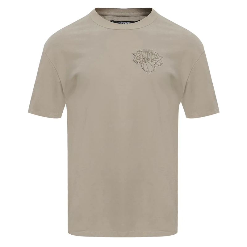 Pro Standard Mens NBA New York Knicks Neutral Short Sleeve Tee Taupe 3XL
