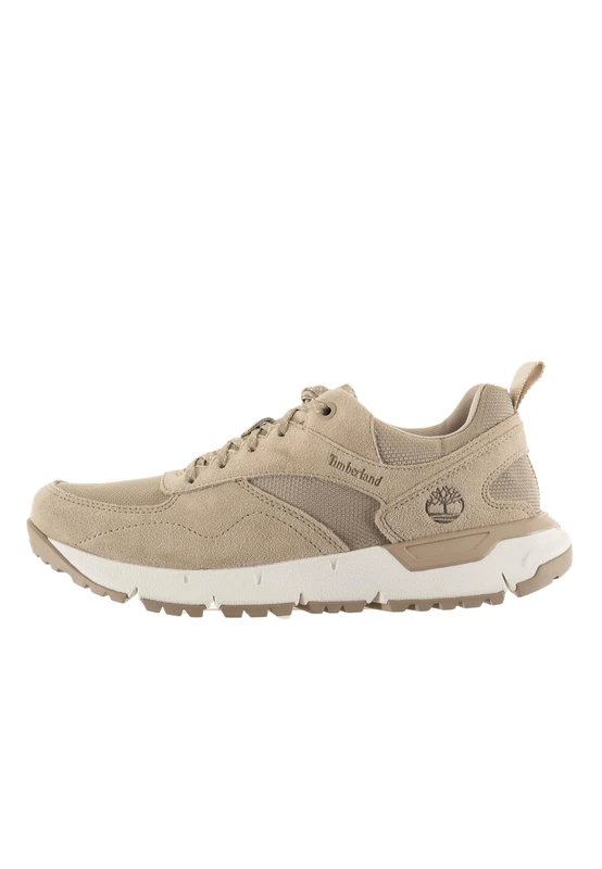 Timberland Voyager Park Low Lace Up Sneaker Light Taupe Mesh EO4 – Light Taupe Mesh 41, Eo4 Light Taupe Mesh, 8 UK