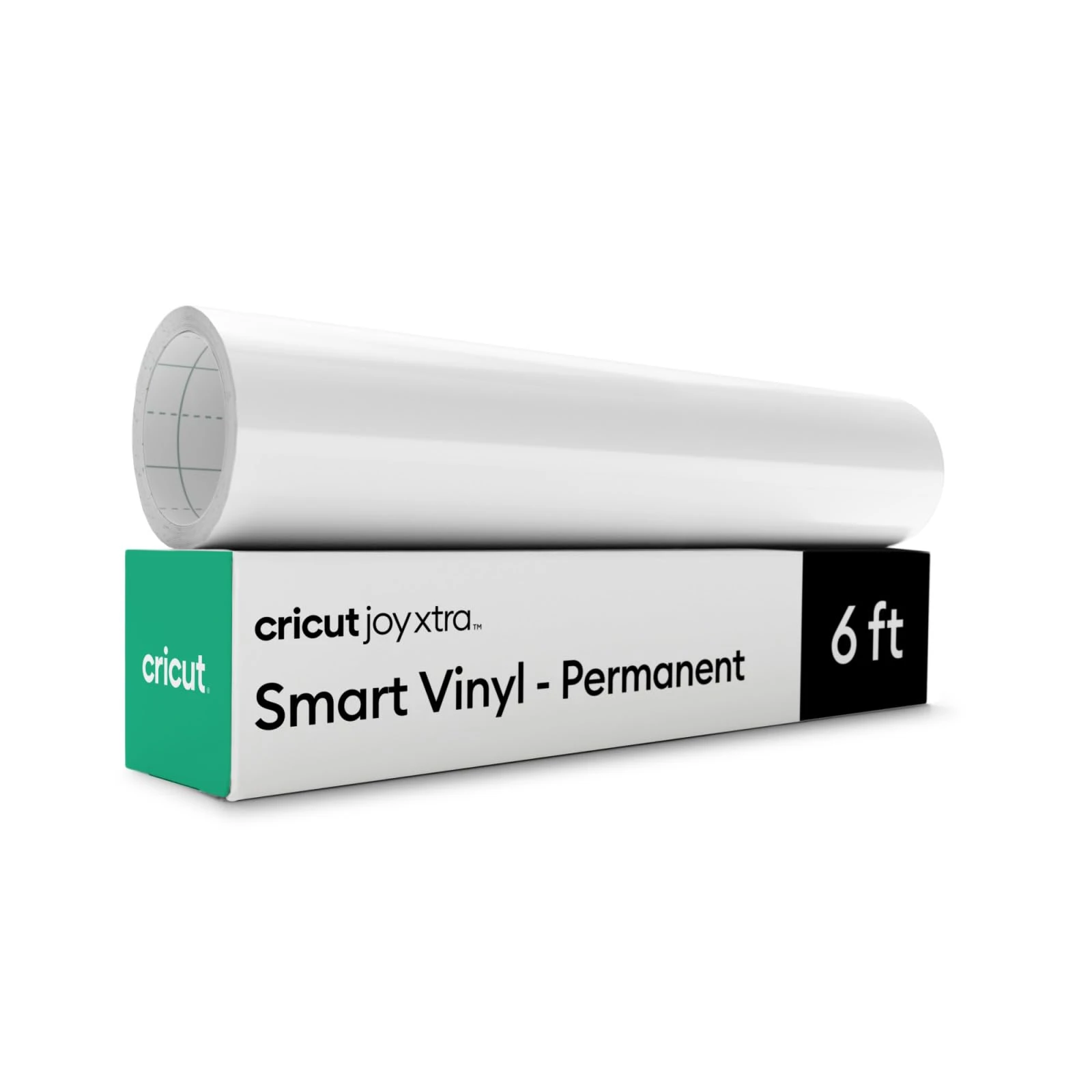 Cricut Joy Xtra Smart Permanent Adhesive Vinyl | 24.1 cm × 1.8 m | White | Self-Adhesive Vinyl Sheet | Ideal for Customising Mugs, Bottles, Labels, Signs & DIY Crafts
