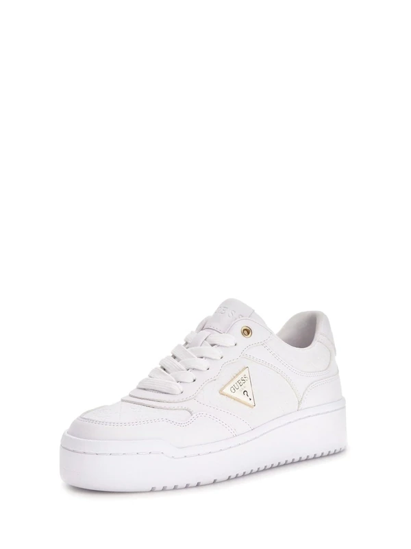 GuessWomen'sMIRAM6SNEAKER Cupsole LOWWHITE35