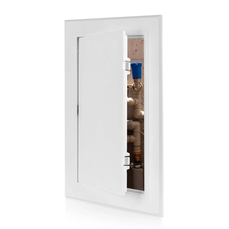 KR KITCHENRAKU Access Panel 150x225mm - Paintable Easy Access Doors with Hidden Hinges, Flush Fit ABS Inspection Hatch for Drywall, Wall and Ceiling Electrical Plumbing