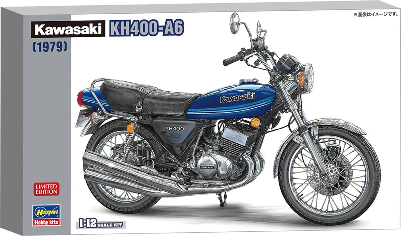 Hasegawa 1/12 Kawasaki Kh400-A6 Scale Model Kit 621772