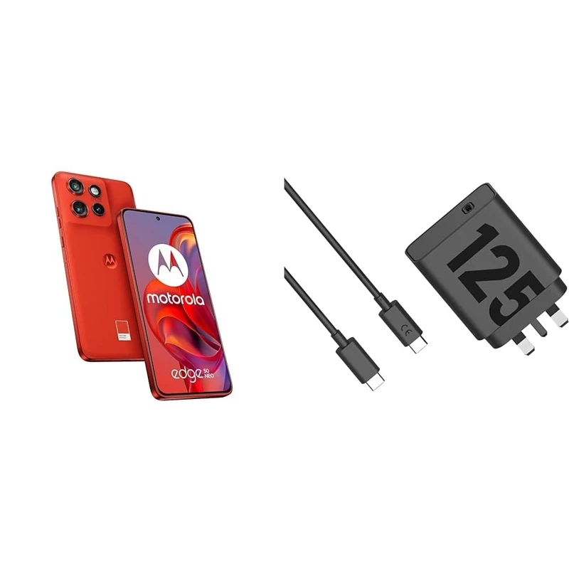 Motorola Edge 50 Neo Red + 125W charger single port