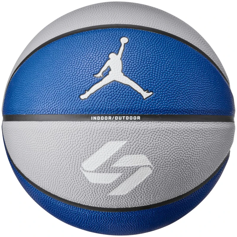 Nike Jordan All Court Basketball 8P Luka Doncic – Indoor Outdoor Basketball Ball – Performance Training Ball – Deflated delivered, Game Royal/Black/Black/White, 7
