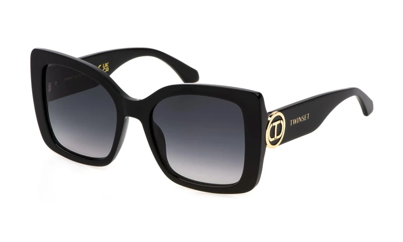 TWINSET SUNGLASSES MAT: Cellulose acetate_C: SHINY BLACK D: 140x19 / Female