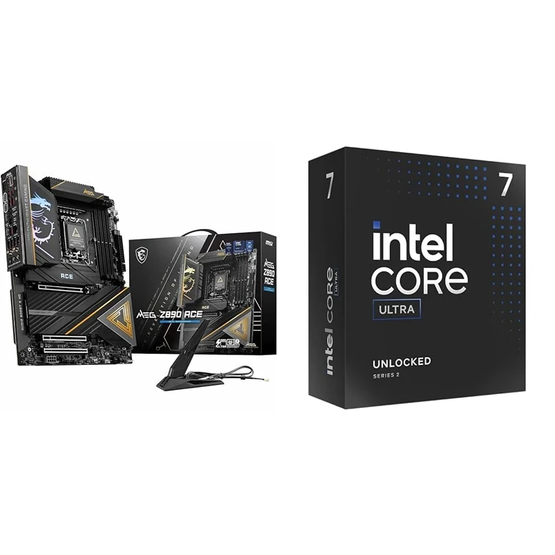 MSI MEG Z890 ACE Motherboard + Intel® Core™ Ultra 7 Desktop Processor 265K 20 cores