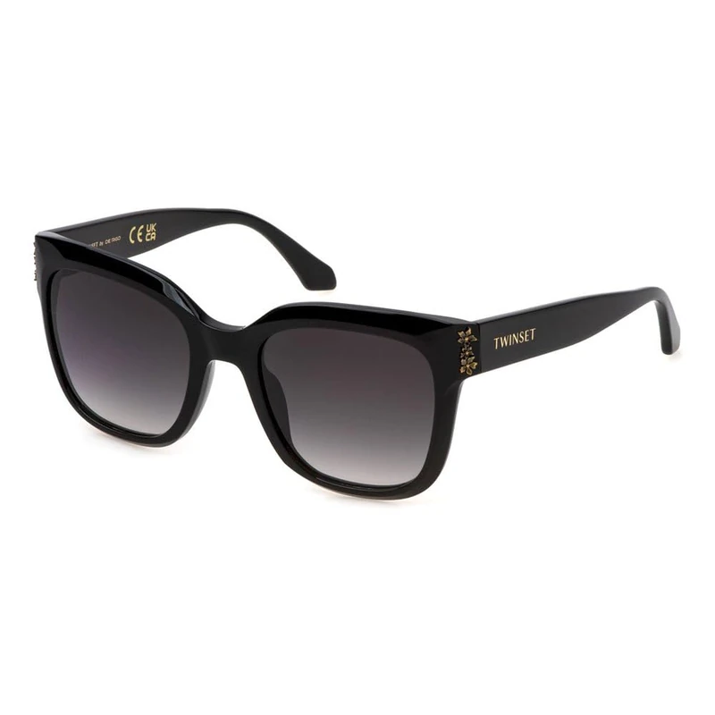 TWINSET SUNGLASSES MAT: Cellulose acetate_C: SHINY BLACK D: 140x21 / Female