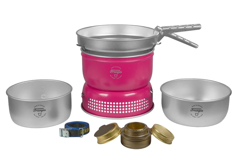 Trangia Storm Cooker 25-1 UL - Anniversary Storm Cooker Set 25 Made of Ultralight Aluminium, Colour: Power Pink