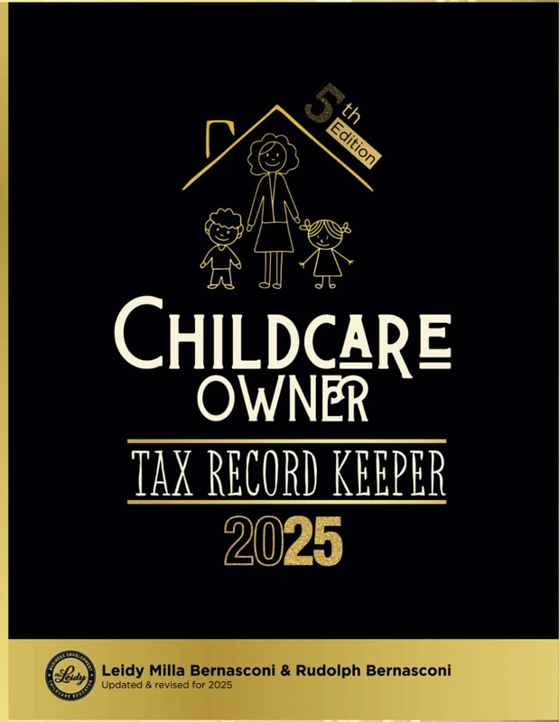 Tax Record Keeper Organizer 2025 for Childcare Providers