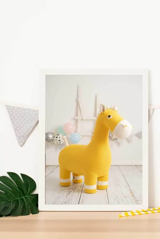AlexandreHouse Cuadro Baby Photography Caballo Amarillo