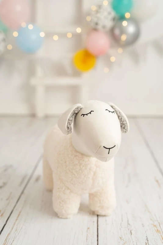 Algodón Oveja White Plush Toy - Image 1