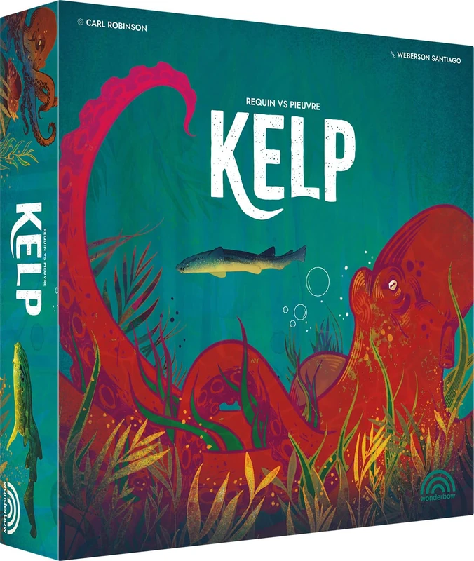 Asmodee - Kelp - Board Games - Assymmetric Board Game - Strategy and Confrontation - Game for Adults and Children from 10 Years - 2 Players - French Version Wonderbow Games