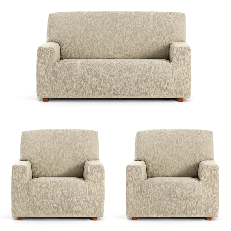 AlexandreHouse FUNDAS DE SOFA MOD/7 TROYA ELASTIC 3-1-1 PL - Image 1