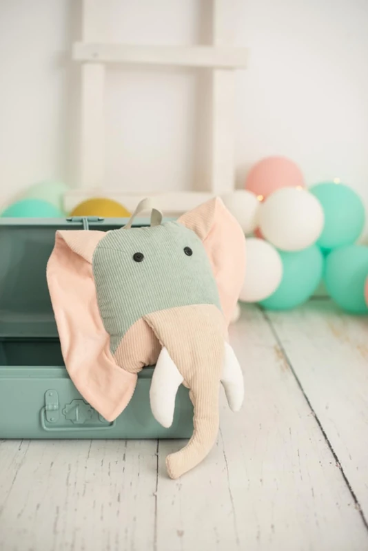 AlexandreHouse Manta Baby Viaje Elephant Green - Image 1