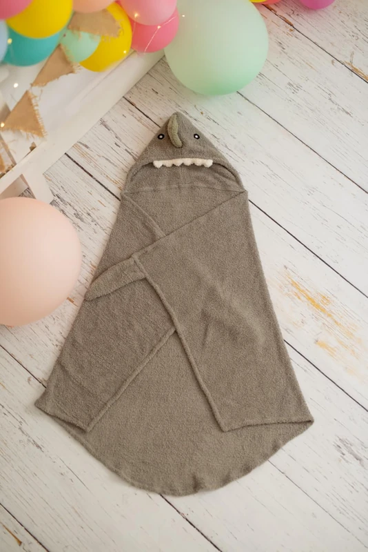 AlexandreHouse Toalla Baño Baby Dinsaurio Grey