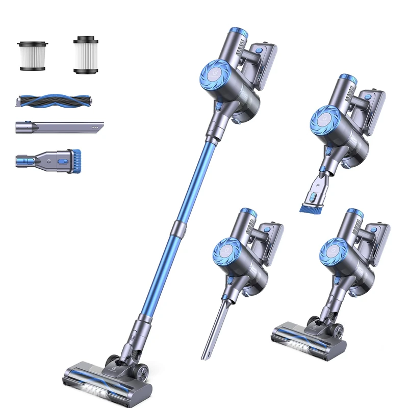 Greenote SwiftlyPro GSC45, Cordless Stick Vacuum Cleaner, Blue