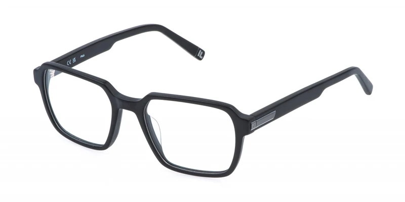 FILA Men's Vfi998 Sunglasses, (Matt/Sandblasted Black), 52