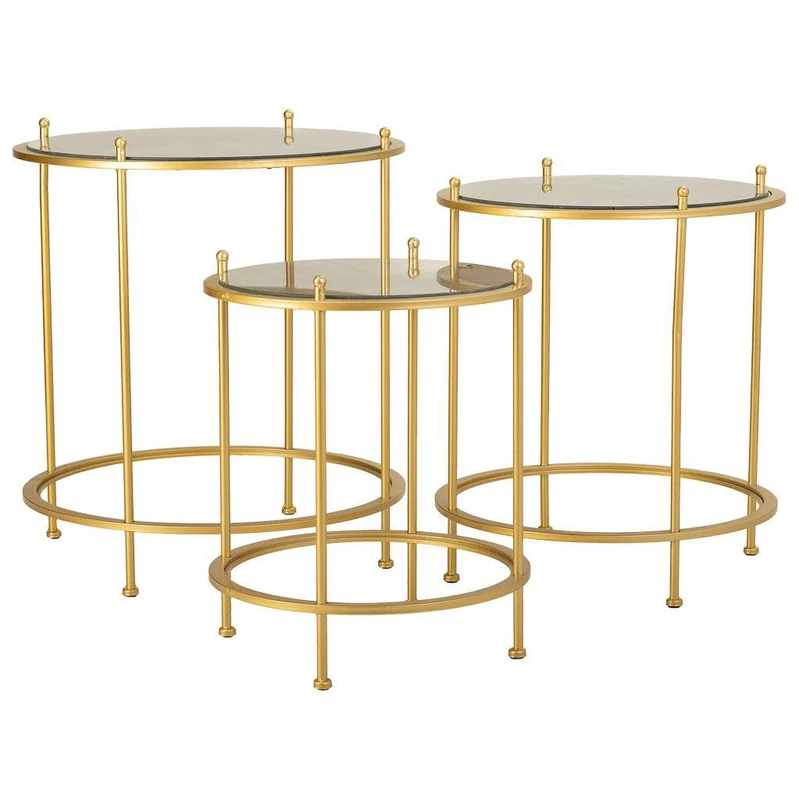 AlexandreHouse Mesas De Centro 3Pcs - Image 1