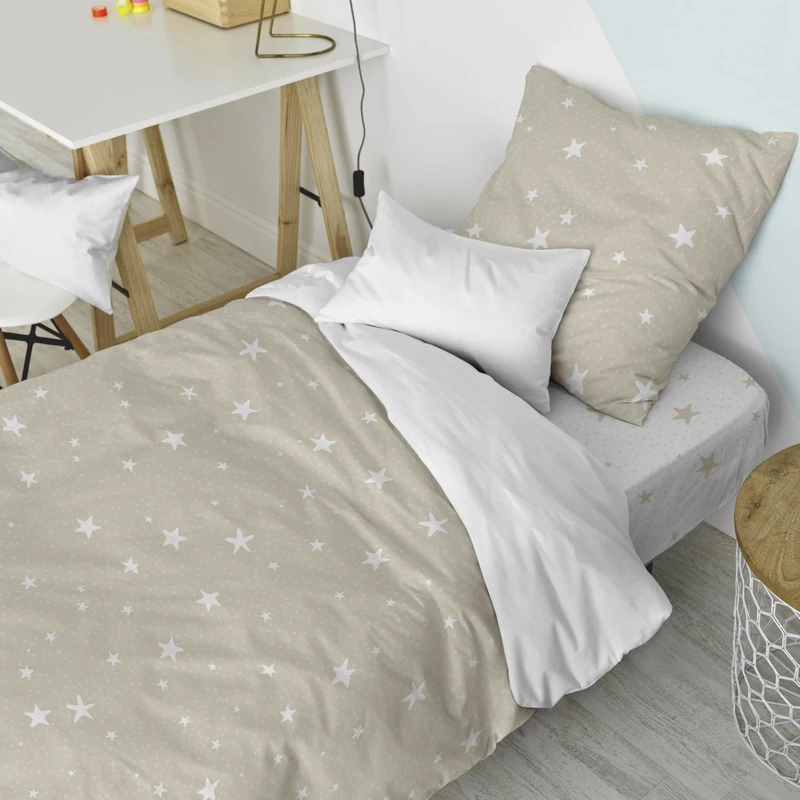 AlexandreHouse Little star juego nórdico 2 pieces 140x200 cm (Cama 80) Beige