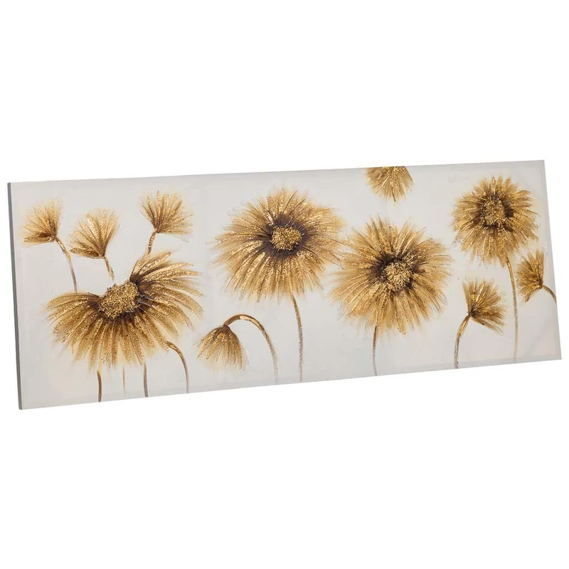 AlexandreHouse Cuadro Hand Pintado with Relieve Gold
