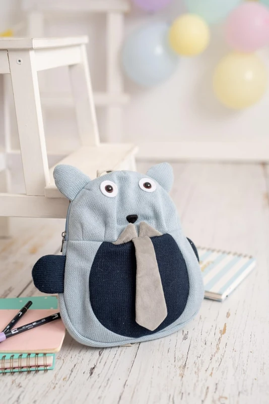 Mochila Infant Algodón Castor Blue - Image 1