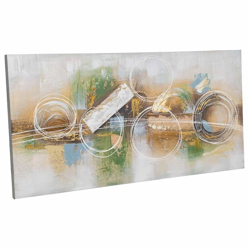 AlexandreHouse Cuadro Hand Pintado with Relieve Gris - Image 1