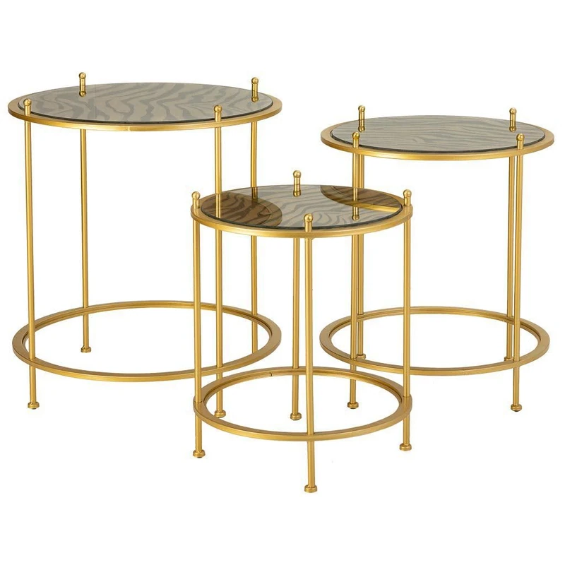 AlexandreHouse Mesas De Centro 3Pcs - Image 1