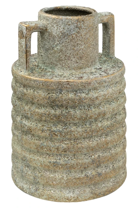 Porcelain Flower Asas Patina Dorado