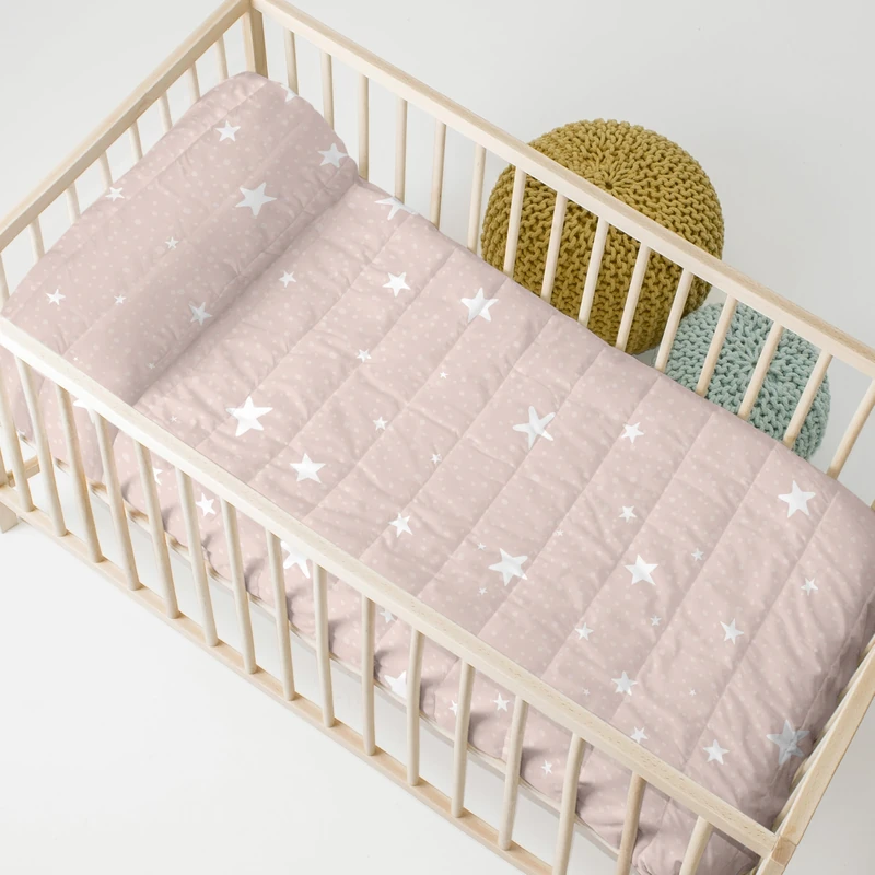Little Star Colcha 100x130 cm (Cuna) Pink - Image 1
