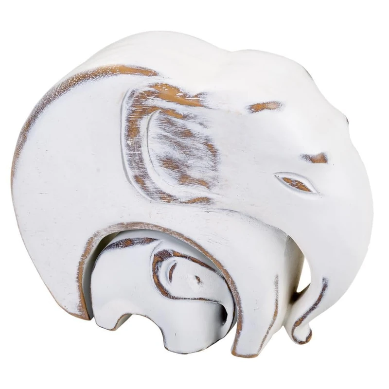 AlexandreHouse White Elephant Figure - Image 1