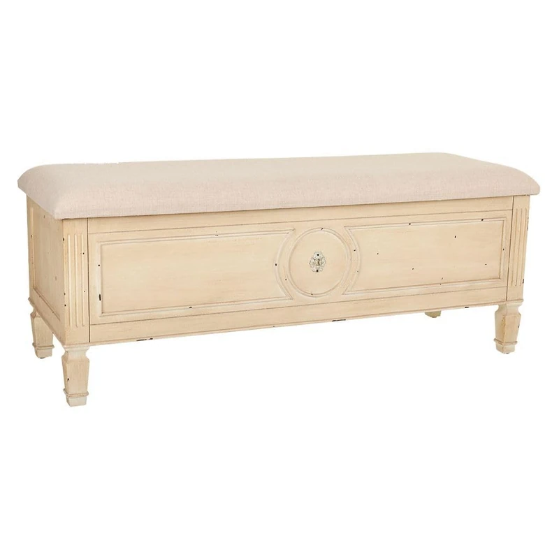 AlexandreHouse Banqueta De Madera Y Acolchada