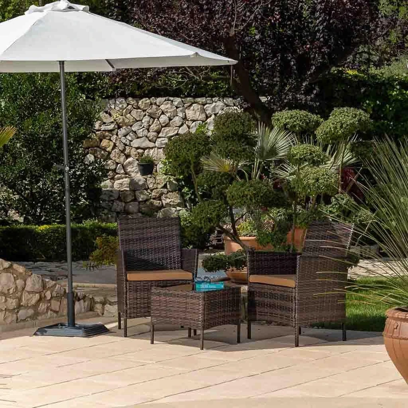 AlexandreHouse Kit Conjunto De Mesa Y 2 Sillones