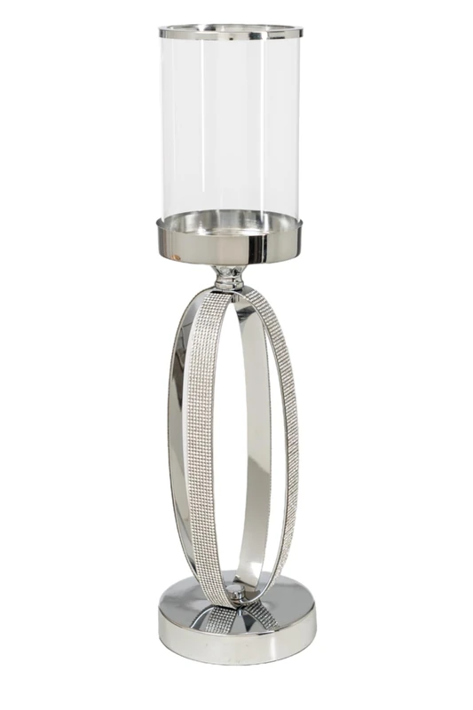 Metal Platedado/Vidrio Holder