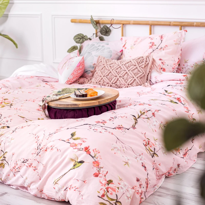 AlexandreHouse Chinoiserie Rose Funda Nórdica 260 x 240 cm (Cama 180/200) - Image 1