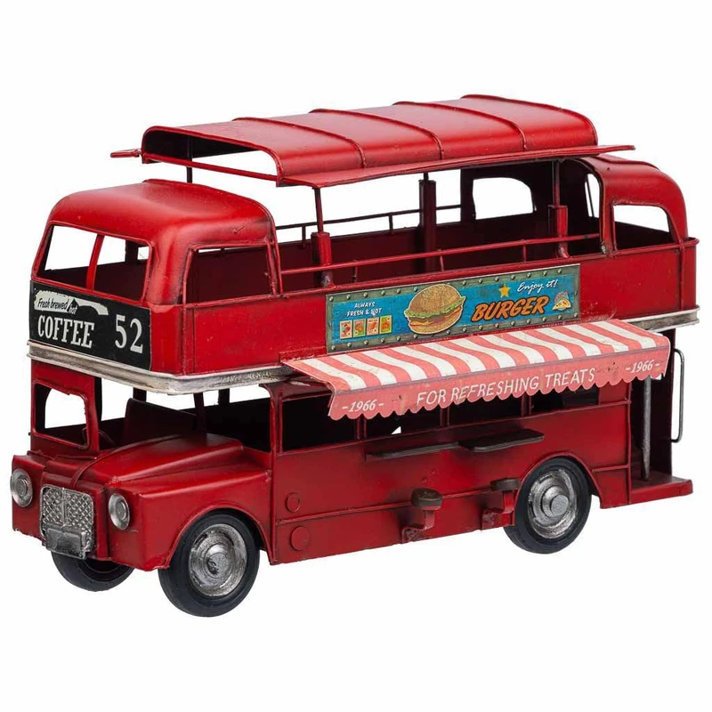 AlexandreHouse Doble Metal Rojo Bus - Image 1