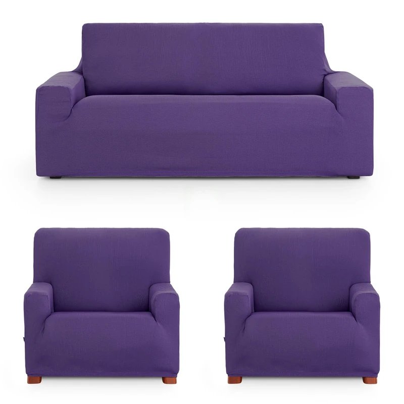 AlexandreHouse FUNDAS DE SOFA MOD/7 ELASTIC ULISES 3-1-1 PL - Image 1
