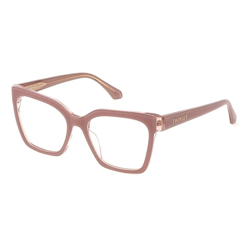 TWINSET Women's Vtw051 Sunglasses, Shiny Pink Top/Transp.Pink, UK 40
