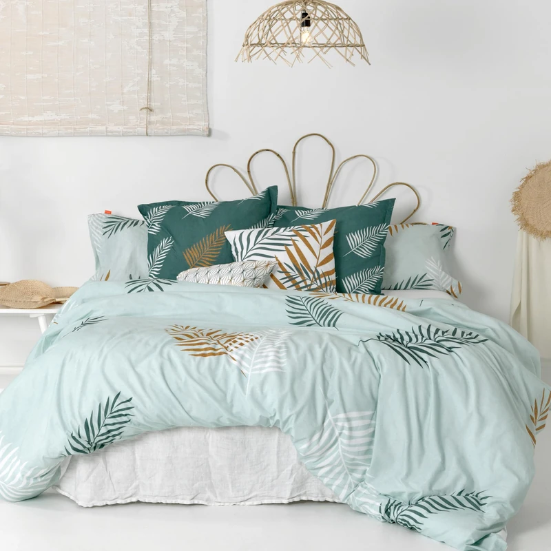 AlexandreHouse Foliage Mint Funda Nórdica 155 x 220 cm (Cama 80/90)