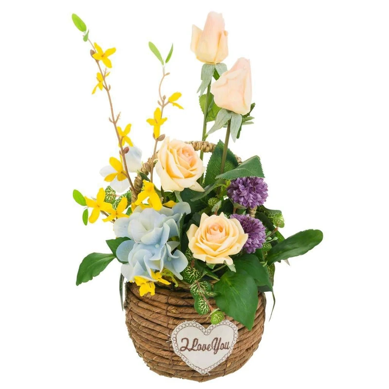 De Cuerda Basket with De Flores Branch